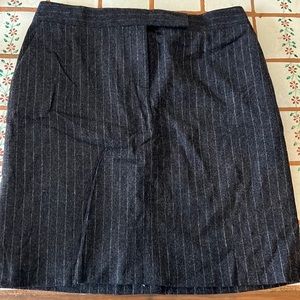 NWT J. Crew wool striped pencil skirt, size 12